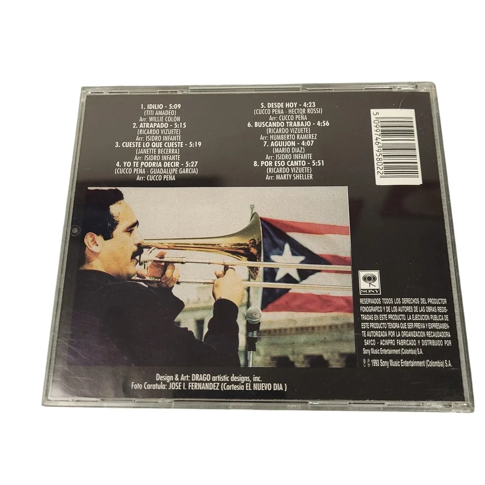 Willie Colon Hecho En Puerto Rico CD 1993 Sony Tropical Salsa Latin 1993 EUC